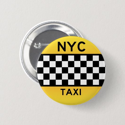 NYC TAXI-Knopf Button (Vorne & Hinten)