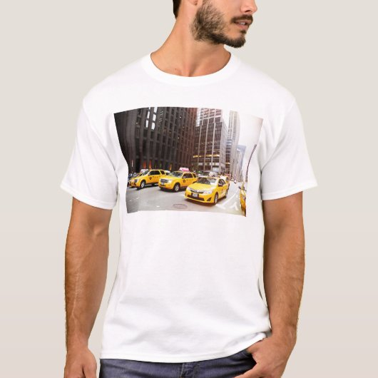 NYC-Taxikabinen in New York T-Shirt (Vorderseite)