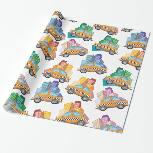 NYC-Taximuster Geschenkpapier (Ungerollt)