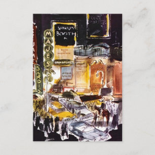 NYC Theater District RSVP Card ~Spaß zum Anpassen Karte