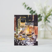 NYC THEATER DISTRICT THEMED INVITATION ~ Sweet 16 Einladung (Stehend Vorderseite)