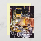 NYC THEATER DISTRICT THEMED INVITATION ~ Sweet 16 Einladung (Vorne/Hinten)