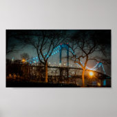 NYC Throgs Neck Bridge Poster (Vorne)
