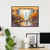 NYC/Time Square Poster (Heimbüro)