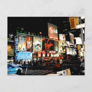 NYC Times Square Broadway New York City Postcard Postkarte
