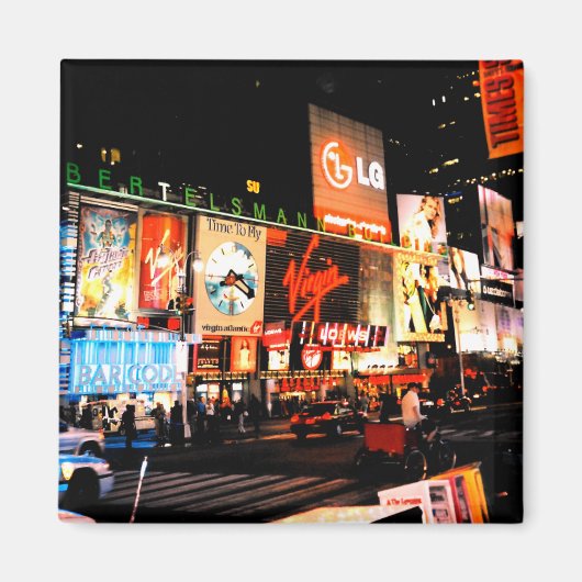 NYC Times Square Broadway New York Magnet (Vorne)