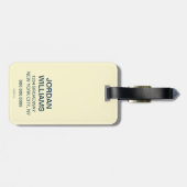 NYC - Times Square Gepäckanhänger (Rückseite horizontal)