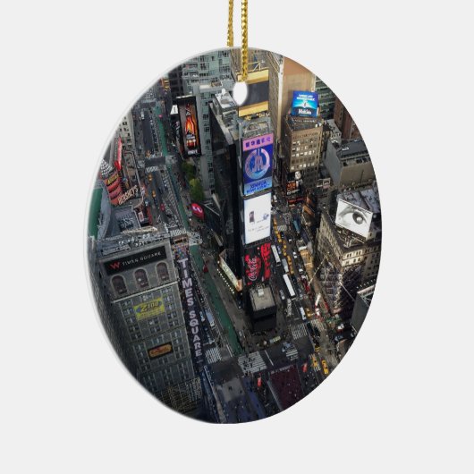 NYC Times Square Keramik Ornament (Rechts)