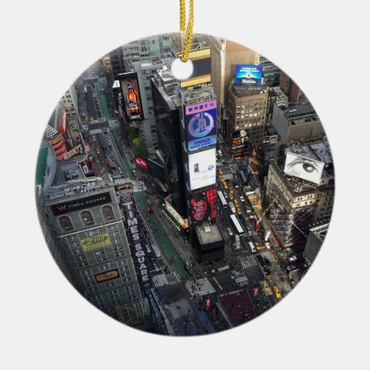 NYC Times Square Keramik Ornament (Vorne)