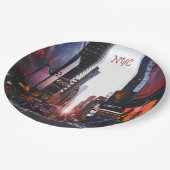 NYC Times Square New York City Pappteller (Schrägansicht)