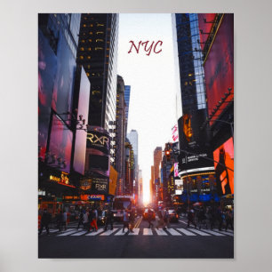 NYC Times Square New York City Poster