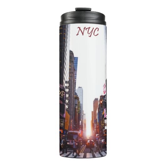 NYC Times Square New York City Thermosbecher (Vorderseite)
