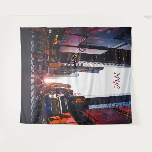 NYC Times Square New York City Wandteppich (Vorderseite (Horizontal))