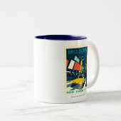 NYC - Times Square Zweifarbige Tasse (VorderseiteRechts)