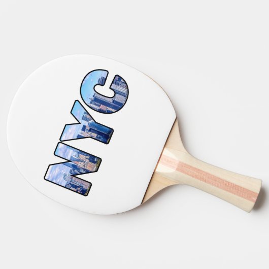 NYC TISCHTENNIS SCHLÄGER (Seitenansicht)