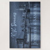 NYC Träume Romantische Skyline Puzzle (Vertikal)
