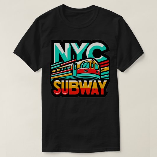 NYC-U-Bahn 3 T-Shirt (Design vorne)