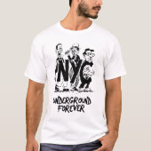 NYC Underground Forever Cartoon T-Shirt (Vorderseite)
