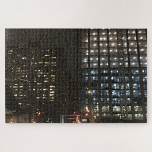 NYC Upper West Side Night Construction Site Puzzle