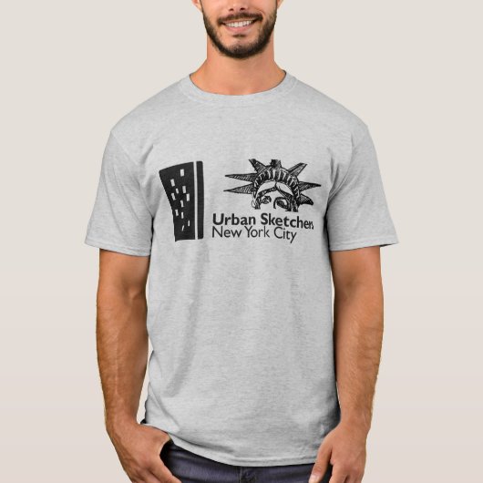 NYC Urban Sketchers T - Shirt (Vorderseite)