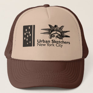 NYC Urban Sketchers Trucker Hat Truckerkappe