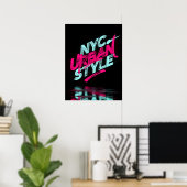 NYC Urbaner Stil Poster (Heimbüro)
