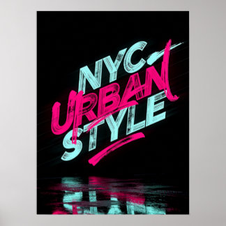 NYC Urbaner Stil Poster