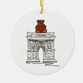 NYC Valentine's Day Washington Square Arch Keramik Ornament (Vorne)