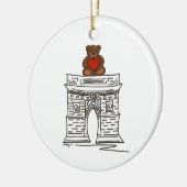 NYC Valentine's Day Washington Square Arch Keramik Ornament (Links)