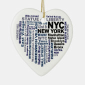 NYC Verzierung - kundengerecht Keramik Ornament (Rechts)