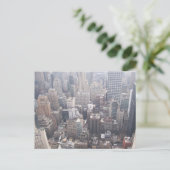NYC View South Down 5 Postkarte (Stehend Vorderseite)