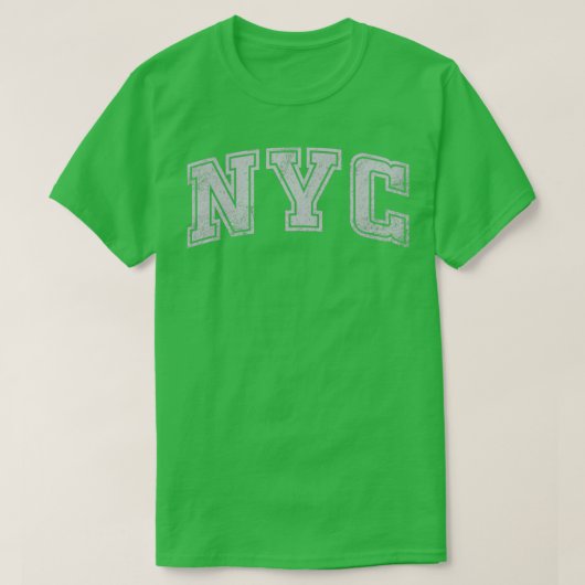 NYC Vintag Typografie T-Shirt (Design vorne)
