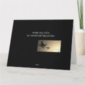 NYC Vintage Hexe Halloween Karte (Rückseite)