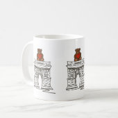 NYC Washington Square Teddy Bear Valentinins Tasse (Vorderseite Links)