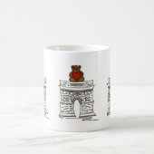 NYC Washington Square Teddy Bear Valentinins Tasse (Mittel)