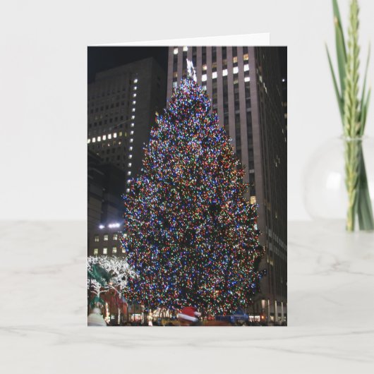 NYC Weihnachtskarte Feiertagskarte (Vorderseite)