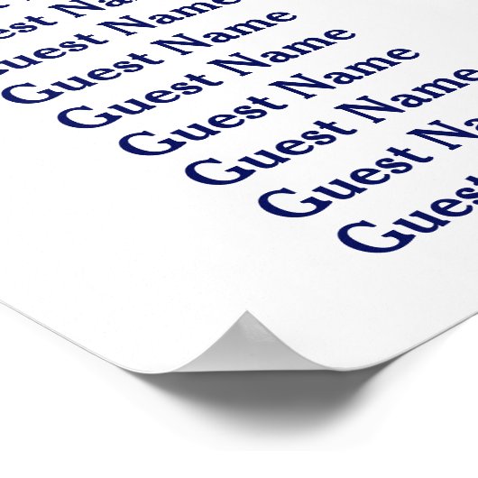 NYC Wide Skyline Etched BW Red Bow Blue Poster (Ecke)