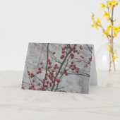 NYC Winter Karte (Gelbe Blume)