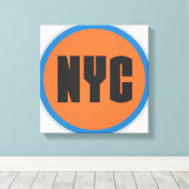 NYC Wrapped Canvas Leinwanddruck (Insitu (Holzboden))