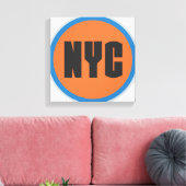 NYC Wrapped Canvas Leinwanddruck (Insitu (Wohnzimmer))