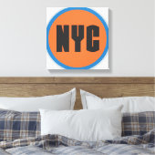 NYC Wrapped Canvas Leinwanddruck (Insitu (Schlafzimmer))