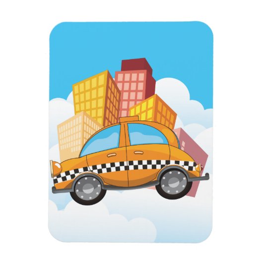 NYC Yellow Cab Magnet (Vertikal)