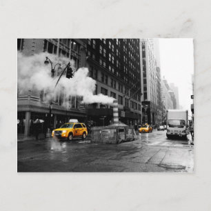 NYC Yellow Cab Postkarte