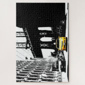 Nyc Yellow Taxi Brooklyn Bridge New York City Puzzle (Vertikal)