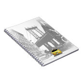 Nyc Yellow Taxi New York City Brooklyn Bridge Play Notizblock (Rechte Seite)