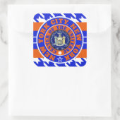 NYCCOU NEW YORK CITY (COU) nycht Quadratischer Aufkleber (Tasche)