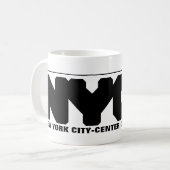 NYCCOU NYC SCHREIENDE-KOPF KAFFEETASSE (Vorderseite Links)