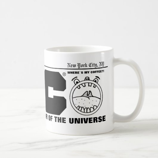 NYCCOU NYC SCHREIENDE-KOPF KAFFEETASSE (Rechts)