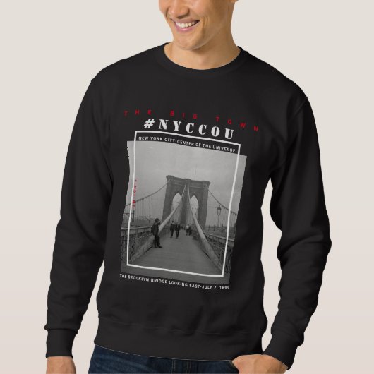 NYCCOU #NYCCOU BROOKLYN BRIDGEb Sweatshirt (Vorderseite)