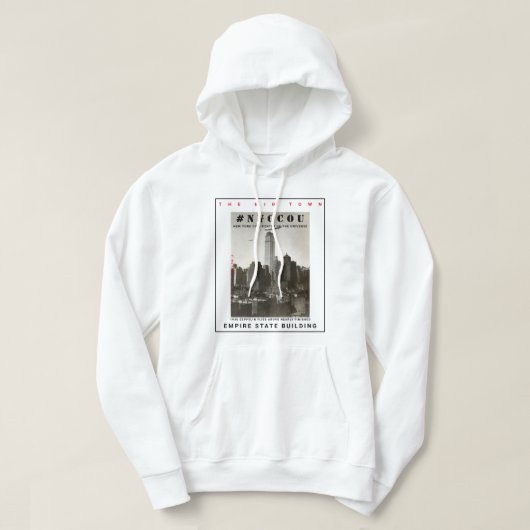 NYCCOU #NYCCOU EMPIRE STATE4a Hoodie (Design vorne)